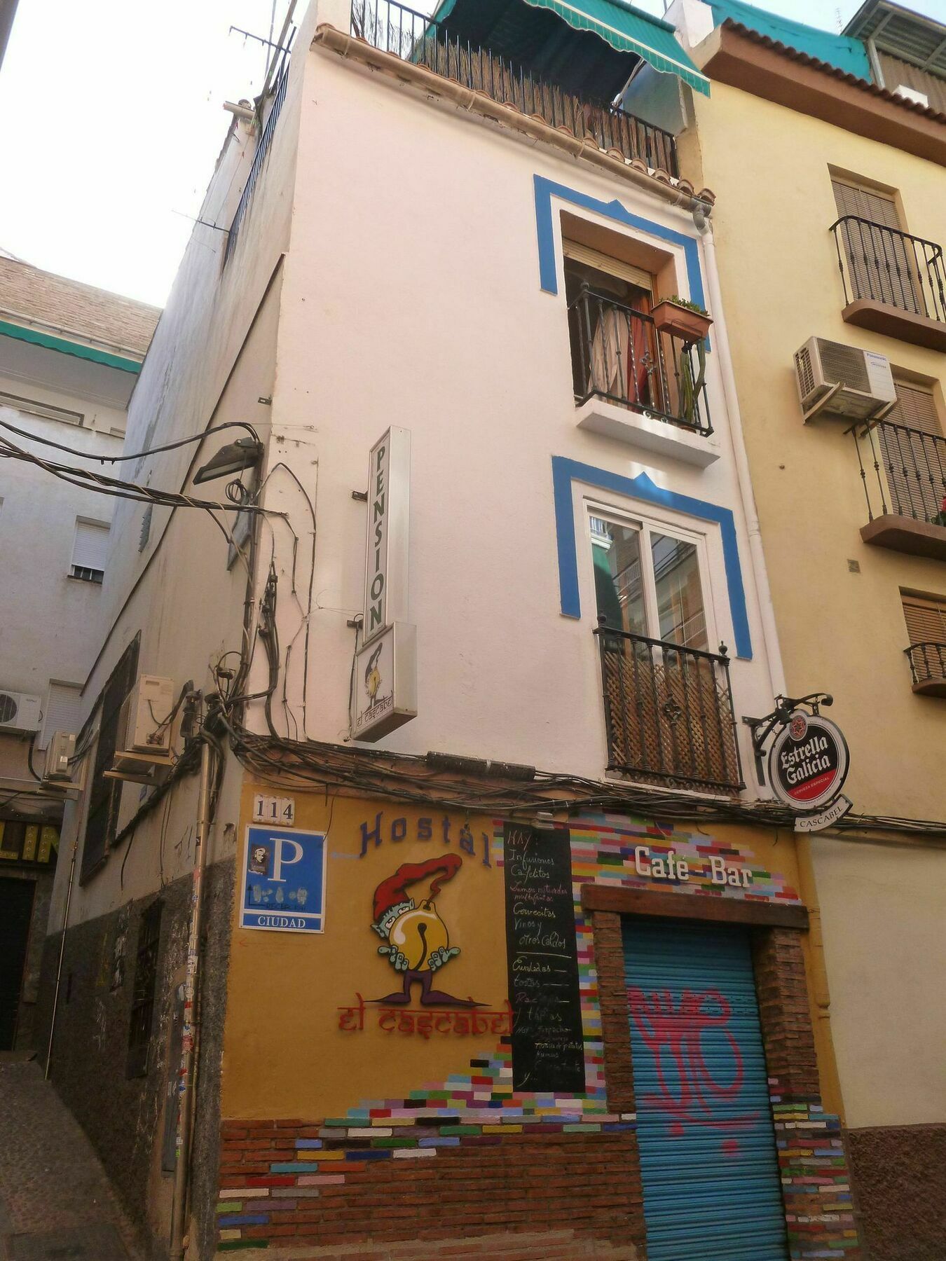 Hostel El Cascabel Granada Exteriör bild